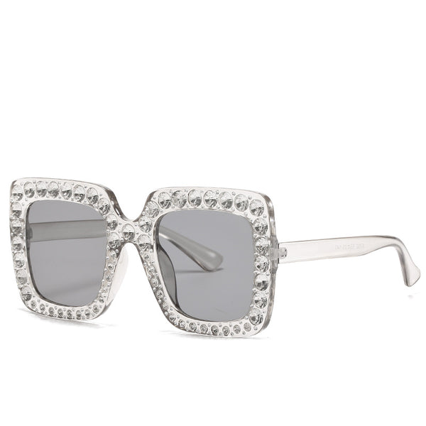 Personalized Rhinestone-encrusted Sunglasses