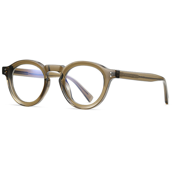 Vintage black framed eyes classic flat glasses