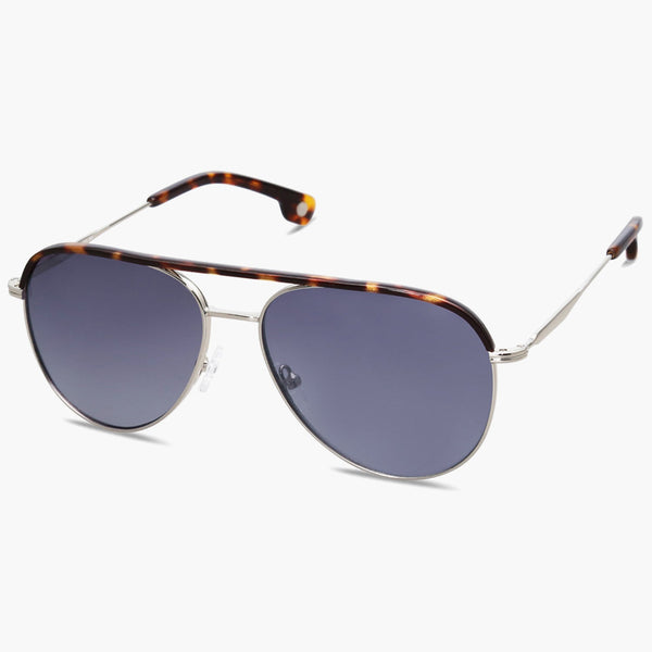 Stainless steel frame trendy sunglasses