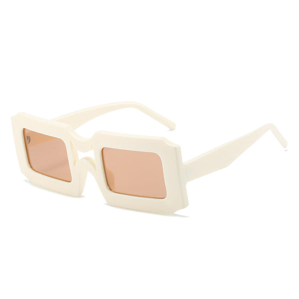 Double Beam PC Jelly Color Sunglasses